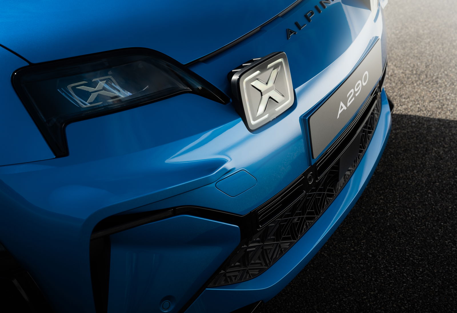 Alpine A290 - front detail